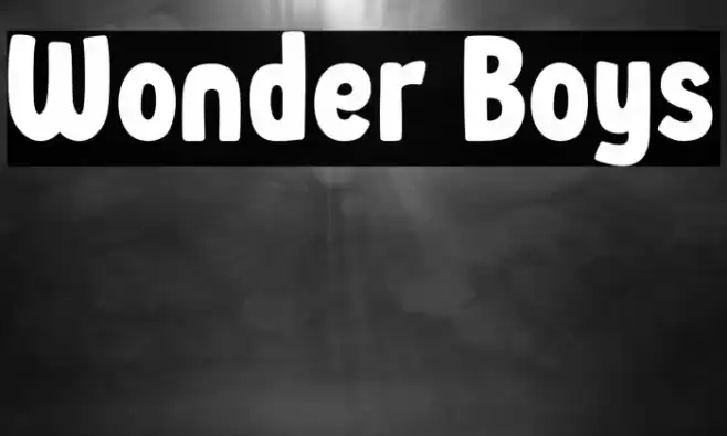 Wonder Boys Font examples