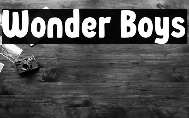 Wonder Boys Font examples