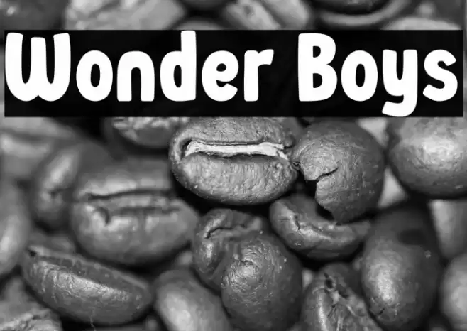 Wonder Boys Font examples