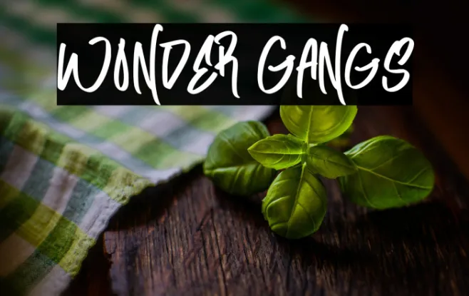 Wonder Gangs Example 1