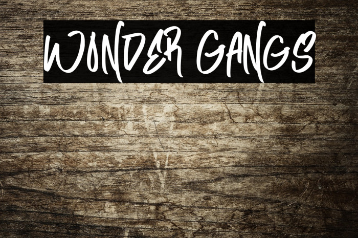 Wonder Gangs Example 2