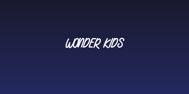Wonder Kids Social Header