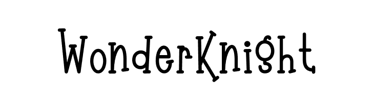 Wonder Knight  नि: शुल्क फ़ॉन्ट्स डाउनलोड