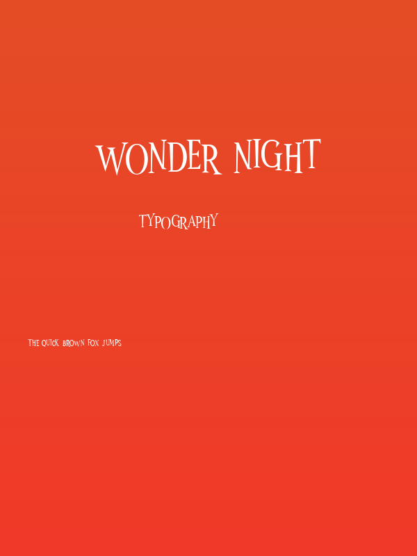 Wonder Night Poster