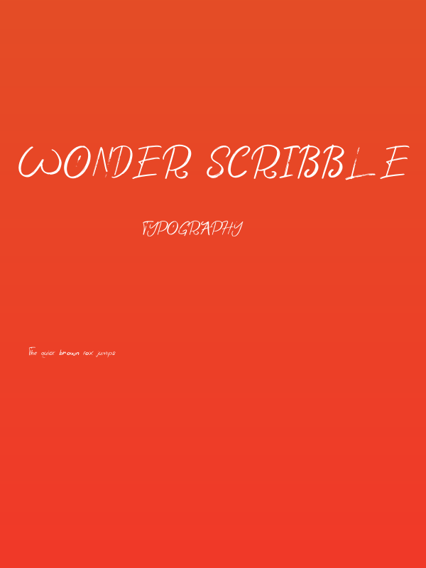 Wonder Scribble Poster