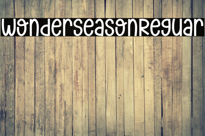 Wonder Season Regular Example 3