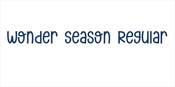 Wonder Season Regular Logo