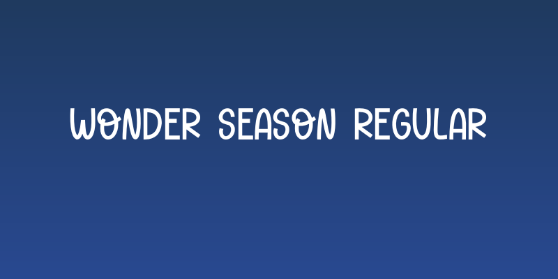 Wonder Season Regular Social Header