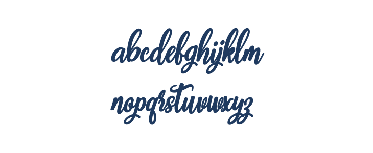 Wonder Smile Bold PERSONAL USE Italic Lowercase