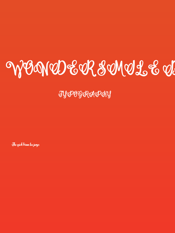 Wonder Smile Bold PERSONAL USE Regular Poster