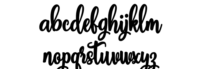 Wonder Smile Bold PERSONAL USE Regular Font LOWERCASE