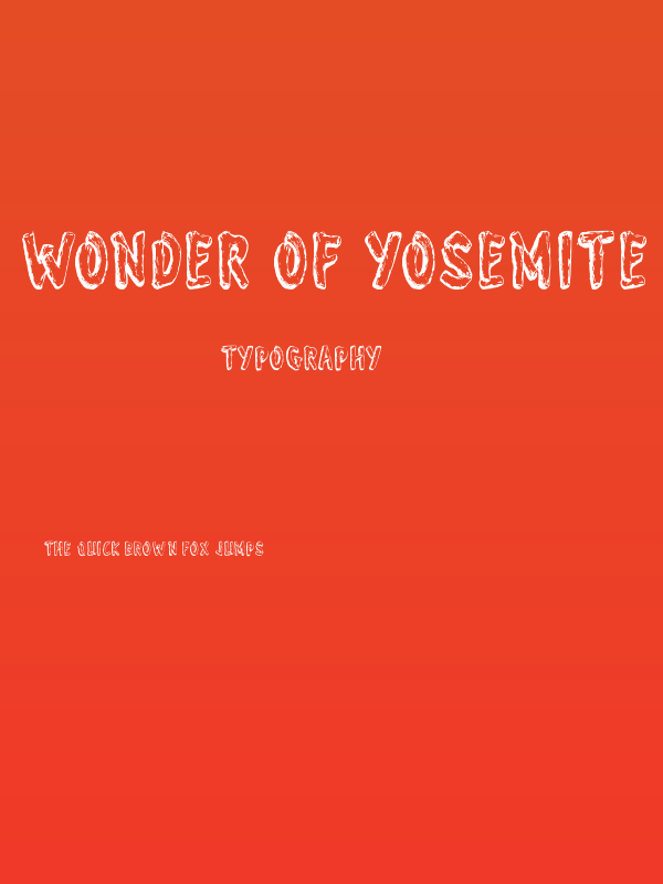 Wonder of Yosemite Poster