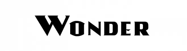Wonder  フリーフォントのダウンロード