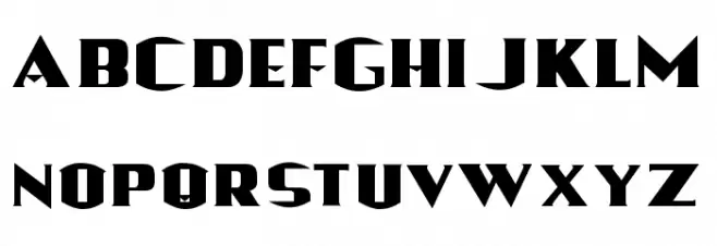 Wonder Font UPPERCASE
