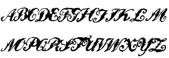 WonderInk Font Litere mari
