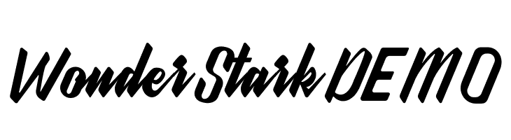 WonderStarkDEMO  Frei Schriftart Herunterladen