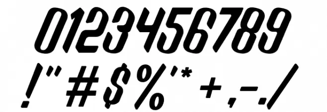 WonderStarkDEMO Font OTHER CHARS