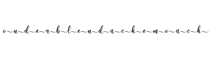 Wonderblend Back Demo Back  नि: शुल्क फ़ॉन्ट्स डाउनलोड