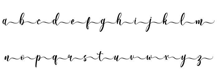 Wonderblend Back Demo Back Font LOWERCASE