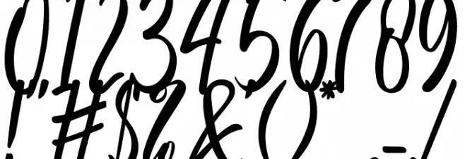 Wonderblend Demo Font OTHER CHARS