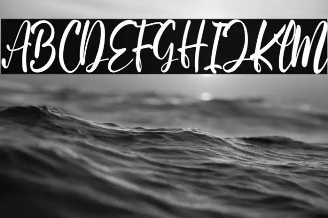 Wonderblend Demo Font examples