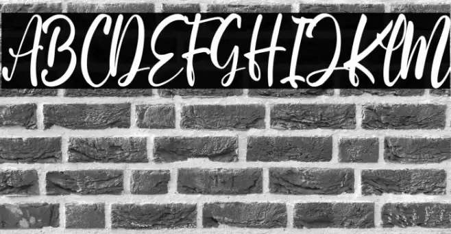 Wonderblend Demo Font examples