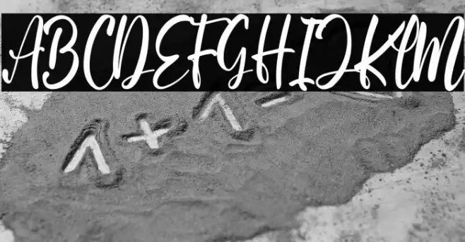 Wonderblend Demo Font examples