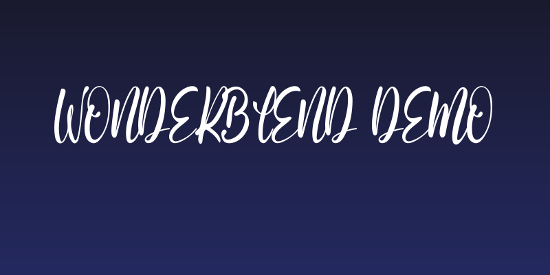 Wonderblend Demo Social Header