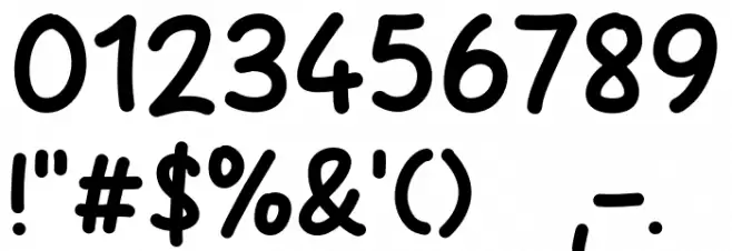 Wondercity Font OTHER CHARS