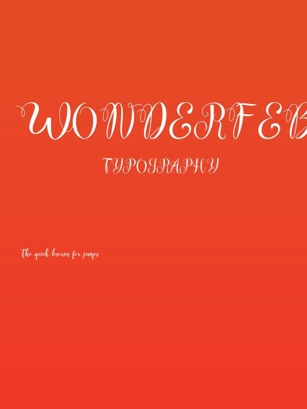 WonderfebiaFreePersonalUse Poster