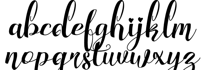 WonderfebiaFreePersonalUse Font LOWERCASE