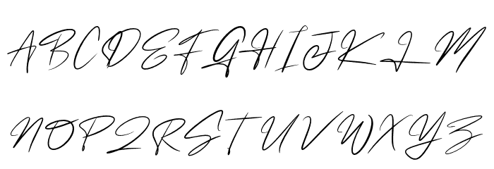 Wonderfill Font UPPERCASE