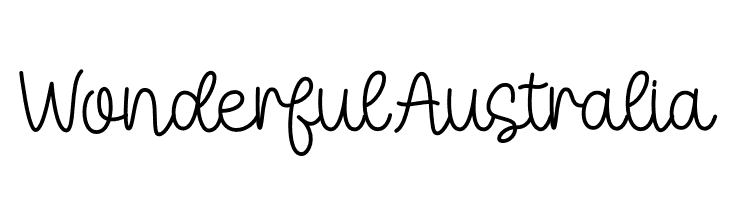 Wonderful Australia  Descarca Fonturi Gratis