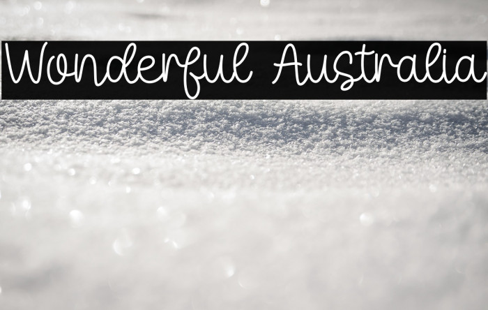 Wonderful Australia Example 1