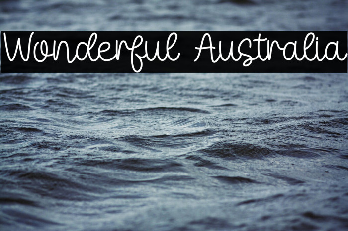 Wonderful Australia Example 3