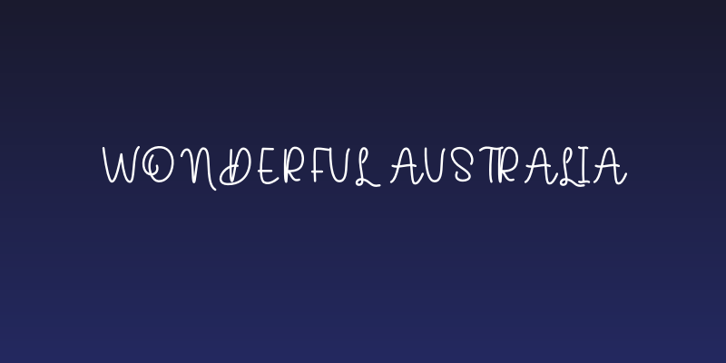 Wonderful Australia Social Header