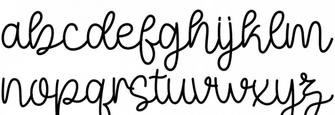 Wonderful Australia Font LOWERCASE