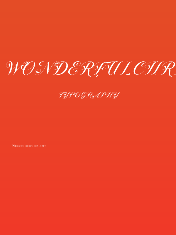 Wonderful Christmas PERSONAL Regular Poster