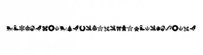 Wonderful Christmas Symbols Regular  font caratteri gratis