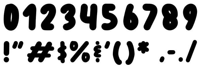 Wonderful Dreamy Font OTHER CHARS