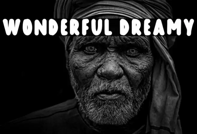 Wonderful Dreamy Caratteri examples