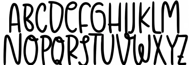 Wonderful Magic Schriftart Groß
