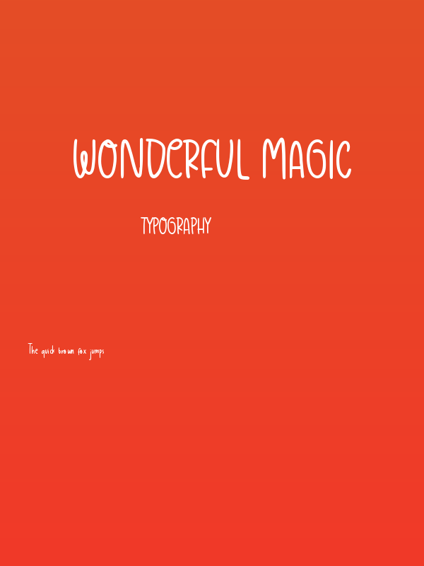 Wonderful Magic Poster
