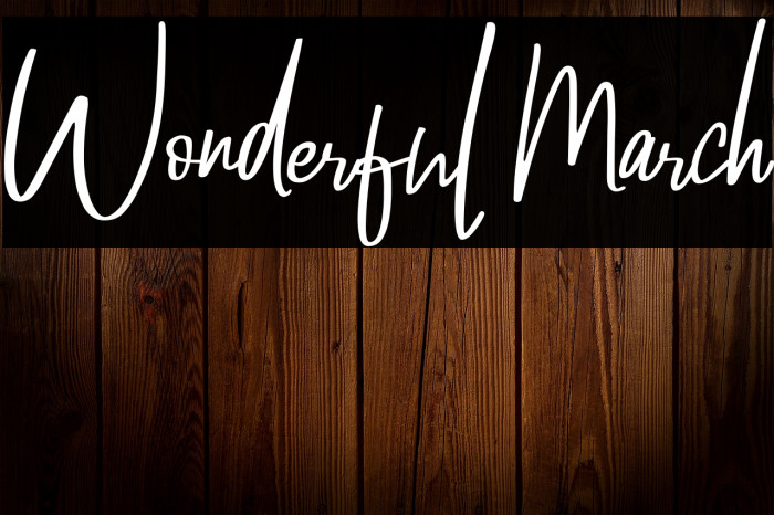 Wonderful March Example 2