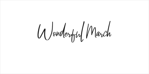 Wonderful March Logo