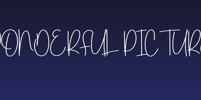 Wonderful Picture Social Header