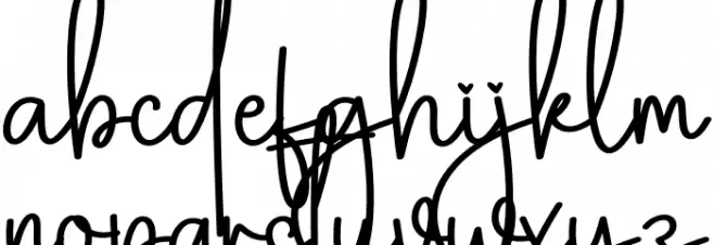 Wonderful Picture फ़ॉन्ट लोअरकेस