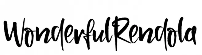 Wonderful Rendola  Frei Schriftart Herunterladen