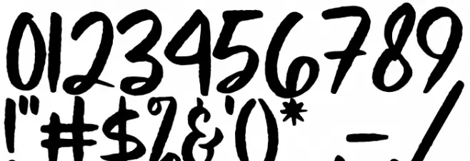 Wonderful Rendola Font OTHER CHARS