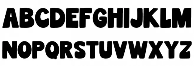 Wonderful Snowflake Regular フォント 大文字